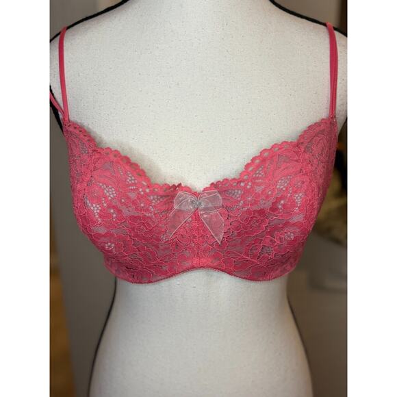 B.Tempt'd by Wacoal Ciao Bella Balconette Bra Pink 36DD - Picture 2 of 4